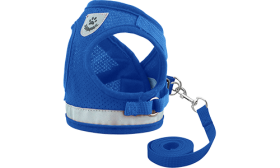 Fényvisszaverő Macskaheveder Mellény Hozzáillő Pórázzal