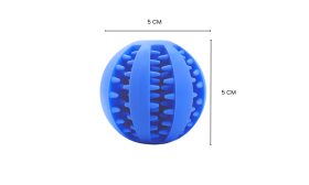 Interaktív Kutyakeksz Adagoló Labda – Gumijáték Kutyáknak Mentális Gazdagításhoz