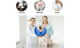 Felfújható Kutyanyakörv - Állítható Kisállat-Visszanyerő Nyakörv